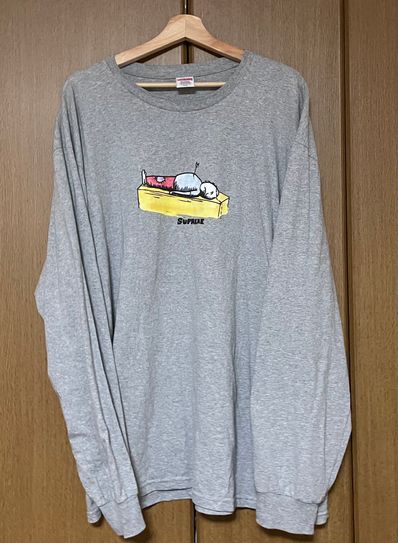 Supreme Neil Blender Arrow L/S Tee "Heather Grey"