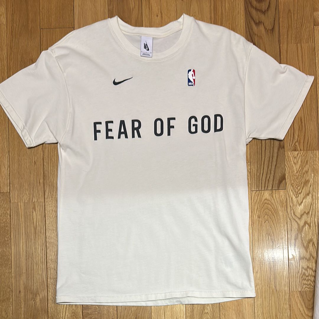 FEAR OF GOD / Nike Warm Up T-Shirt "Sail"