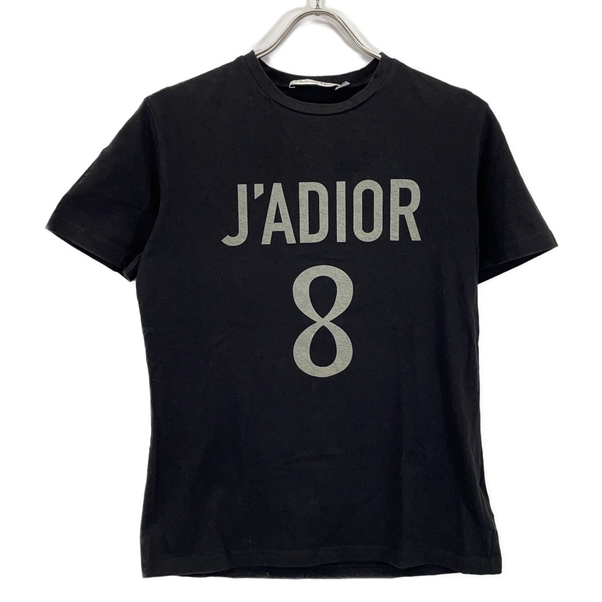 クリスチャンディオール 【国内正規】213T03TC001 J'ADIOR8 ロゴ クルーネック リネン混 半袖Tシャツ/ XS