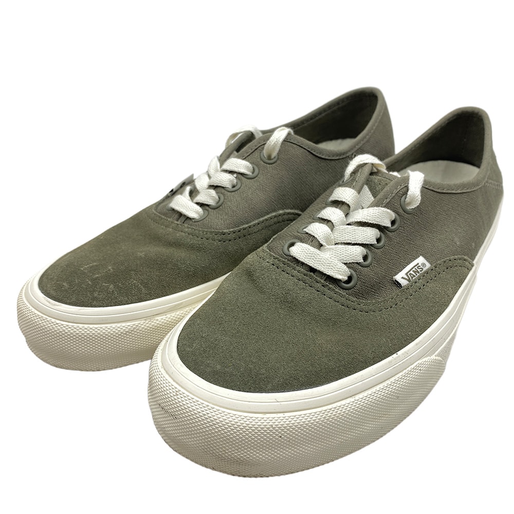 VANS バンズ スニーカー 669080-0001 AUTHENTIC VR3 SF DUSTY OLIVE オーセンティック ブイアールスリー エスエフ ダスティ オリーブ ローカット スニーカー シューズ モスグリーン系 26.5cm【中古】