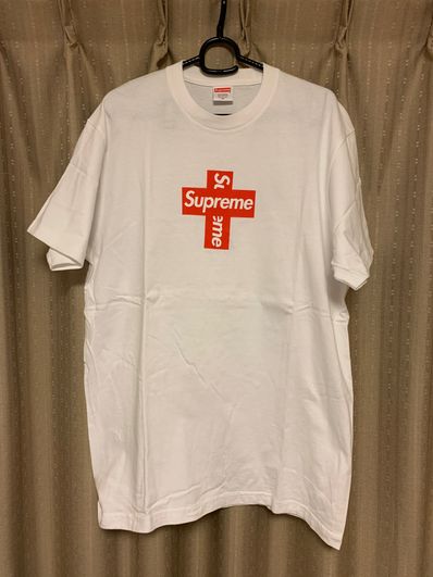 Supreme Cross Box Logo Tee "White"