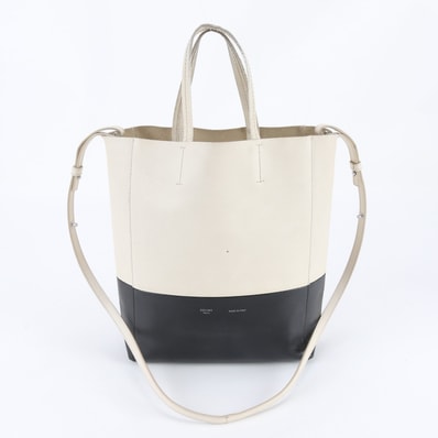 ■美品 セリーヌ バーティカル スモール カバ バイカラー