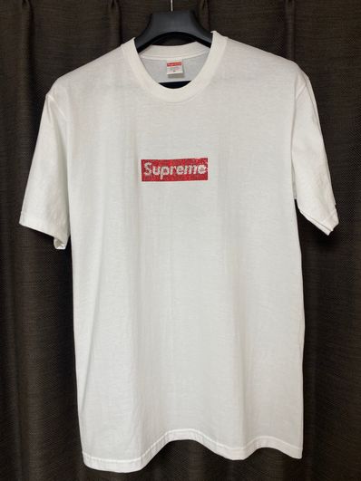 Supreme / Swarovski® Box Logo Tee "White"