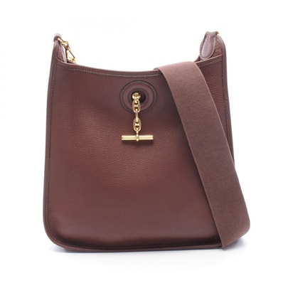 エルメス HERMES ヴェスパPM ノアゼット ショルダーバッグ バッグ トゴ トゴ □A刻印(1997年製造) レディース ブラウン系 030237CC 【中古】