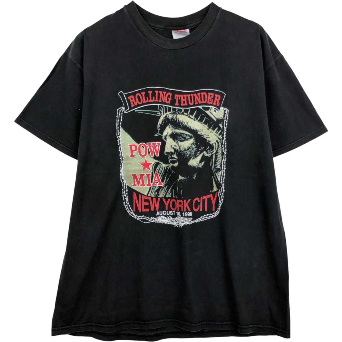 古着 ヘインズ Hanes プリントTシャツ USA製 メンズXL相当/eaa637489