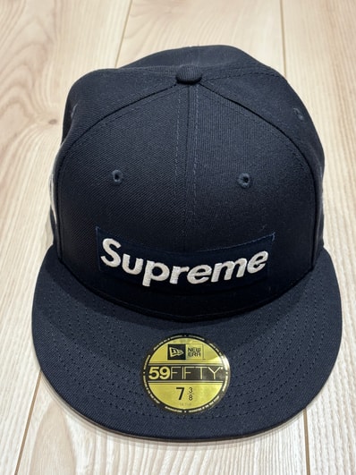Supreme MLB Teams Box Logo New Era "Navy"