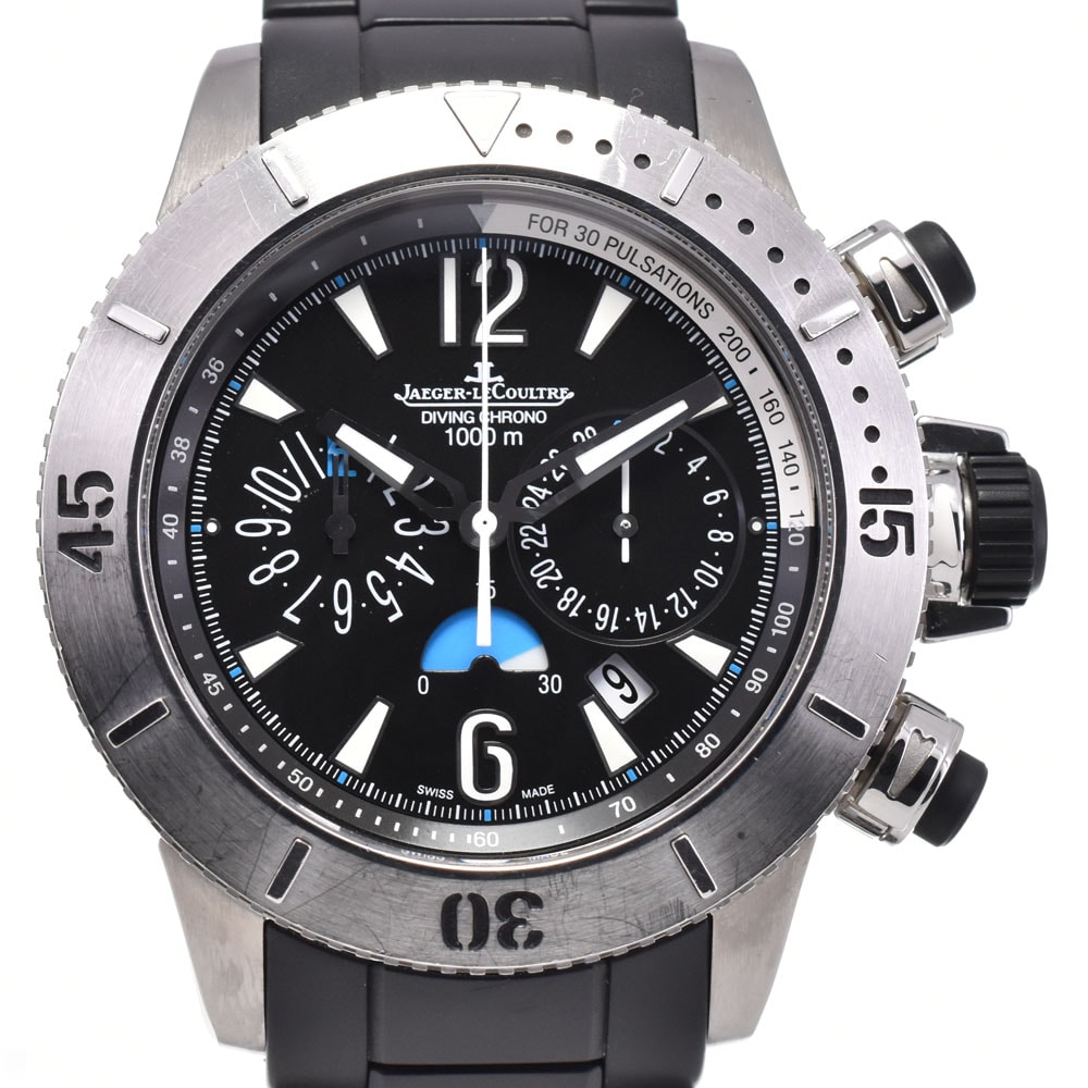値下 ジャガー・ルクルト JAEGER-LECOULTRE 160.T.25/Q186T770 デイト 自動巻き メンズ 美品 箱・保証書付き O#145992