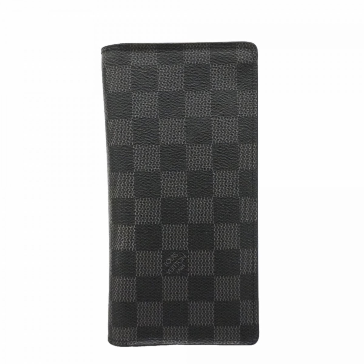 ★最終価格【6fa0066】ルイヴィトン 長札入れ ダミエ・グラフィット ポルトフォイユ ロン N62227 グレー ブラック【中古】メンズ