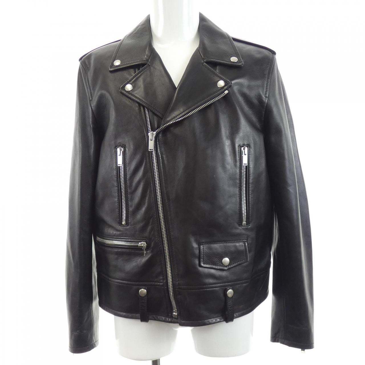 サンローラン SAINT LAURENT L01O クラシックモーターサイクルジャケット 484284 Y5YA2 レザーライダースジャケット