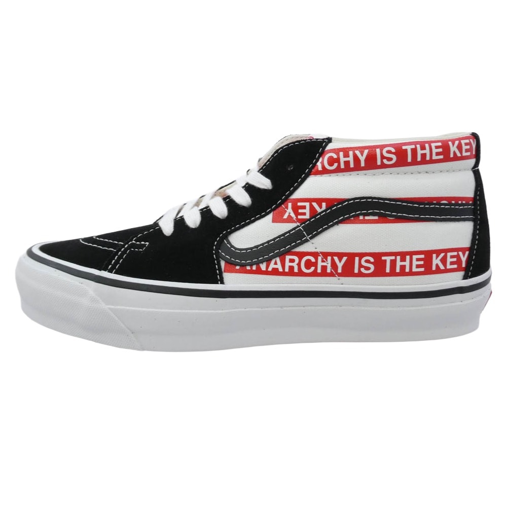 VANS バンズ スニーカー 24AW VN000CXG458 × Undercover Sk8-Mid Reissue 83 アンダーカバー スケート ミッドカット スニーカー ホワイト系 27.5cm【極上美品】【中古】