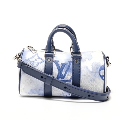 ヴィトン LV 2021-2025 ウォーターカラー モノグラム キーポルXS ショルダーバッグ【中古】