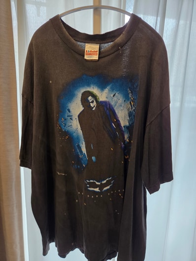 SAINT Mxxxxxx x Batman BTM_SS Tee_The Dark Knight "Black"