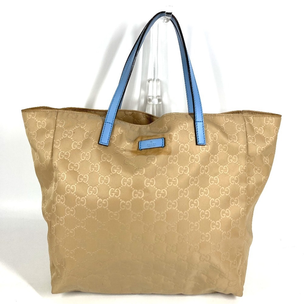 グッチ GUCCI GG ロゴ 282439 カバン トートバッグ ショルダーバッグ 肩掛け ハンドバッグ レザー/ナイロン ベージュ