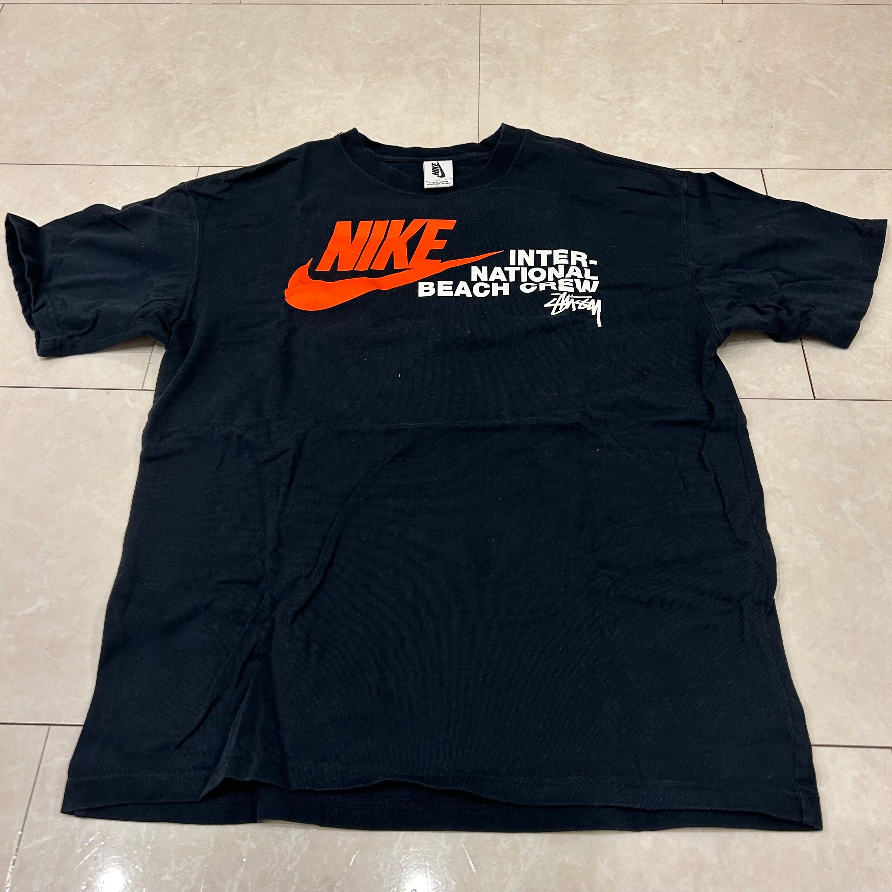 Nike x Stussy International Beach Crew T-Shirt "Black"