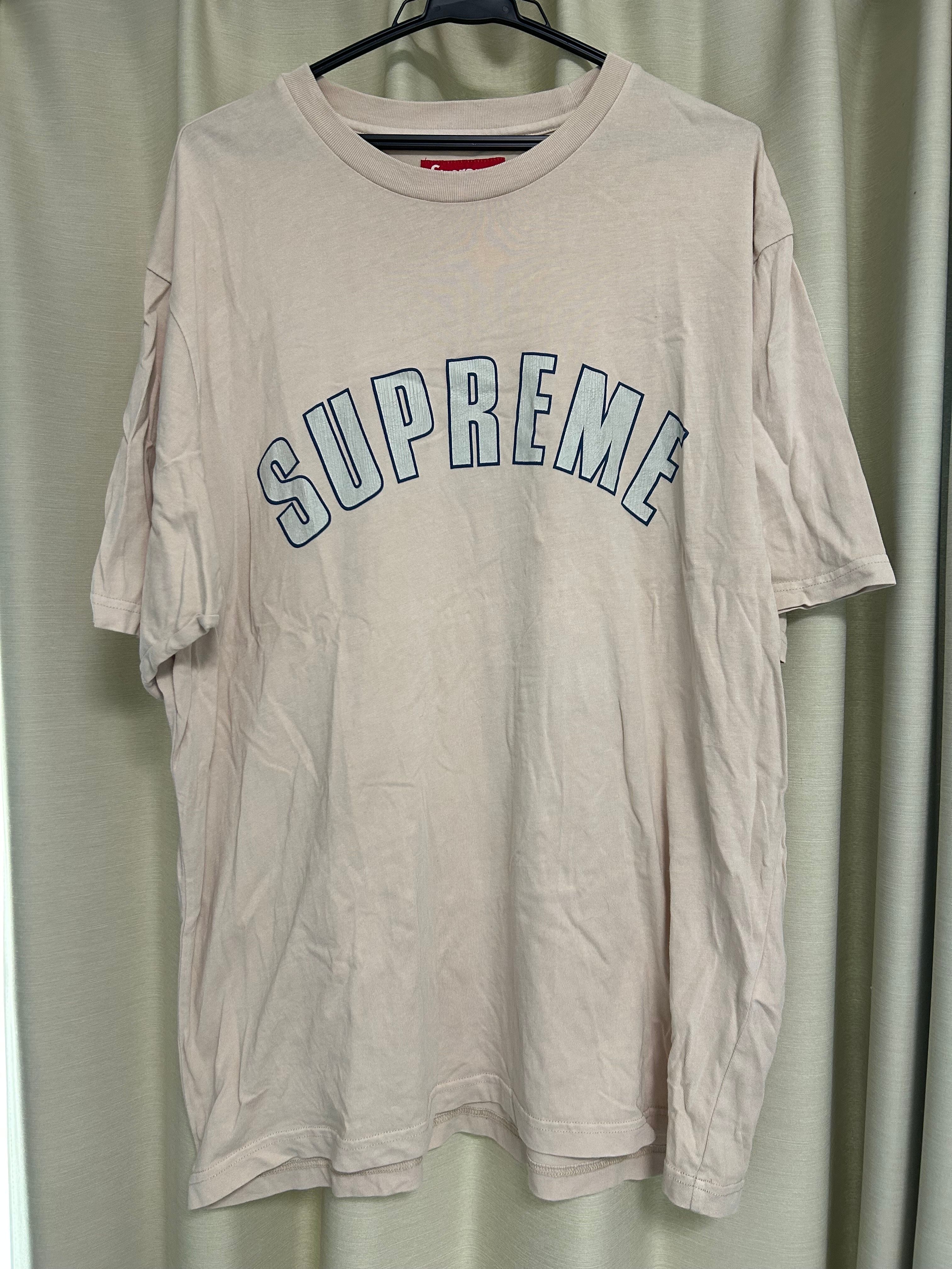 Supreme Cracked Arc S/S Top "Light Tan"