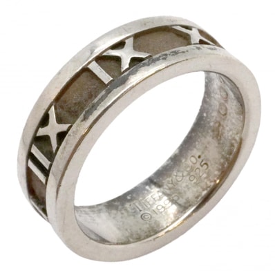 【6jdb0427-k】ティファニー リング アトラス シルバー925 12.5号【中古】レディース