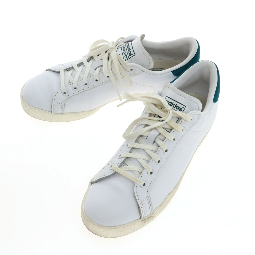 【中古】アディダス adidas ROD LAVER VIN レザー スニーカー ホワイト【サイズ26.5】【メンズ】