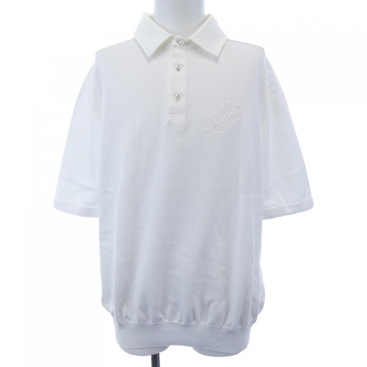 ルイヴィトン LOUIS VUITTON エンブロイダードショートスリーブコットンプレンドポロシャツ HRN14WF77 ポロシャツ