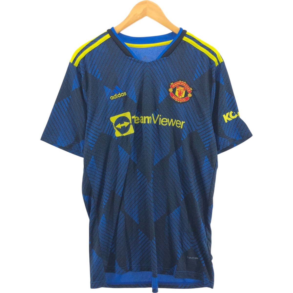 古着 アディダス adidas PREMIER LEAGE プレミアリーグ MANCHESTER UNITED FC マンチェスターユナイテッド サッカーユニフォーム ゲームシャツ メンズXXL相当/eaa552767