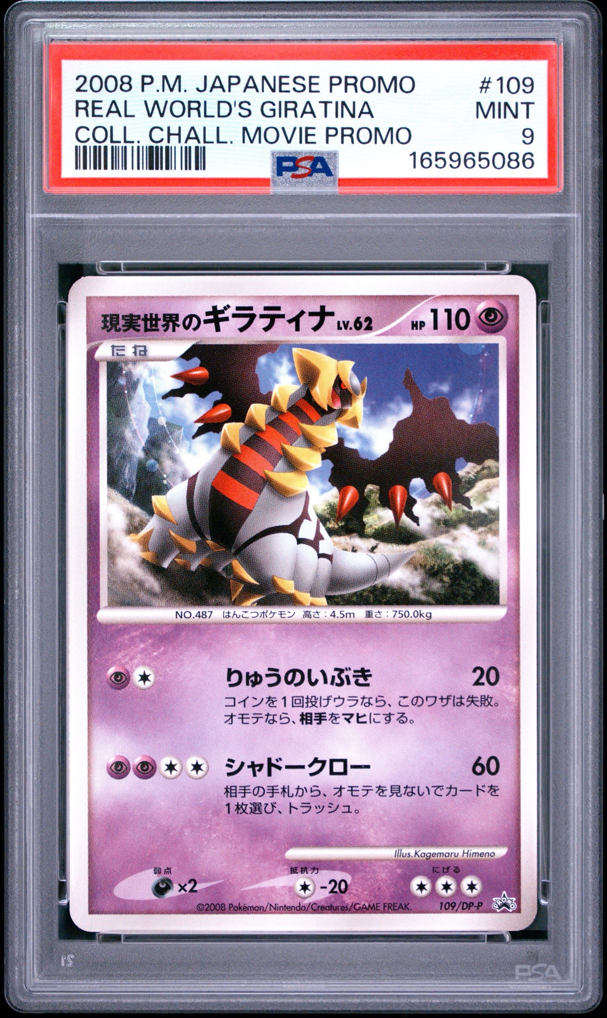 現実世界のギラティナ [DP-P 109](プロモーションカード「コレクション