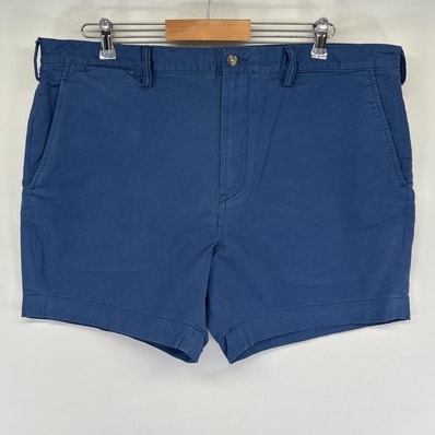 古着 ポロ・ラルフローレン POLO RALPH LAUREN ショートパンツ ポロチノ ショーツ ハーフパンツ ワンポイントロゴ w38 ブルー メンズ