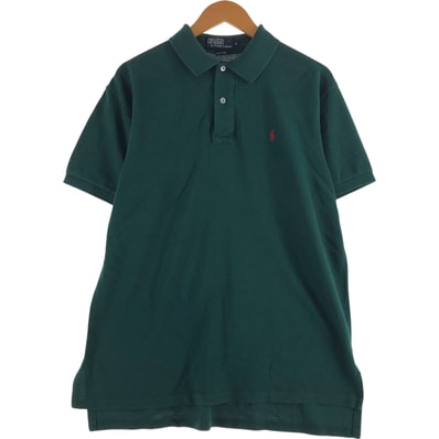 古着 90年代 ラルフローレン Ralph Lauren POLO by Ralph Lauren 半袖 ポロシャツ USA製 メンズL相当/eaa559685
