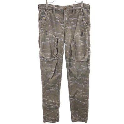 ARMANI EXCHANGE アルマーニエクスチェンジ 迷彩柄 ミリタリーパンツ W30 グレー系