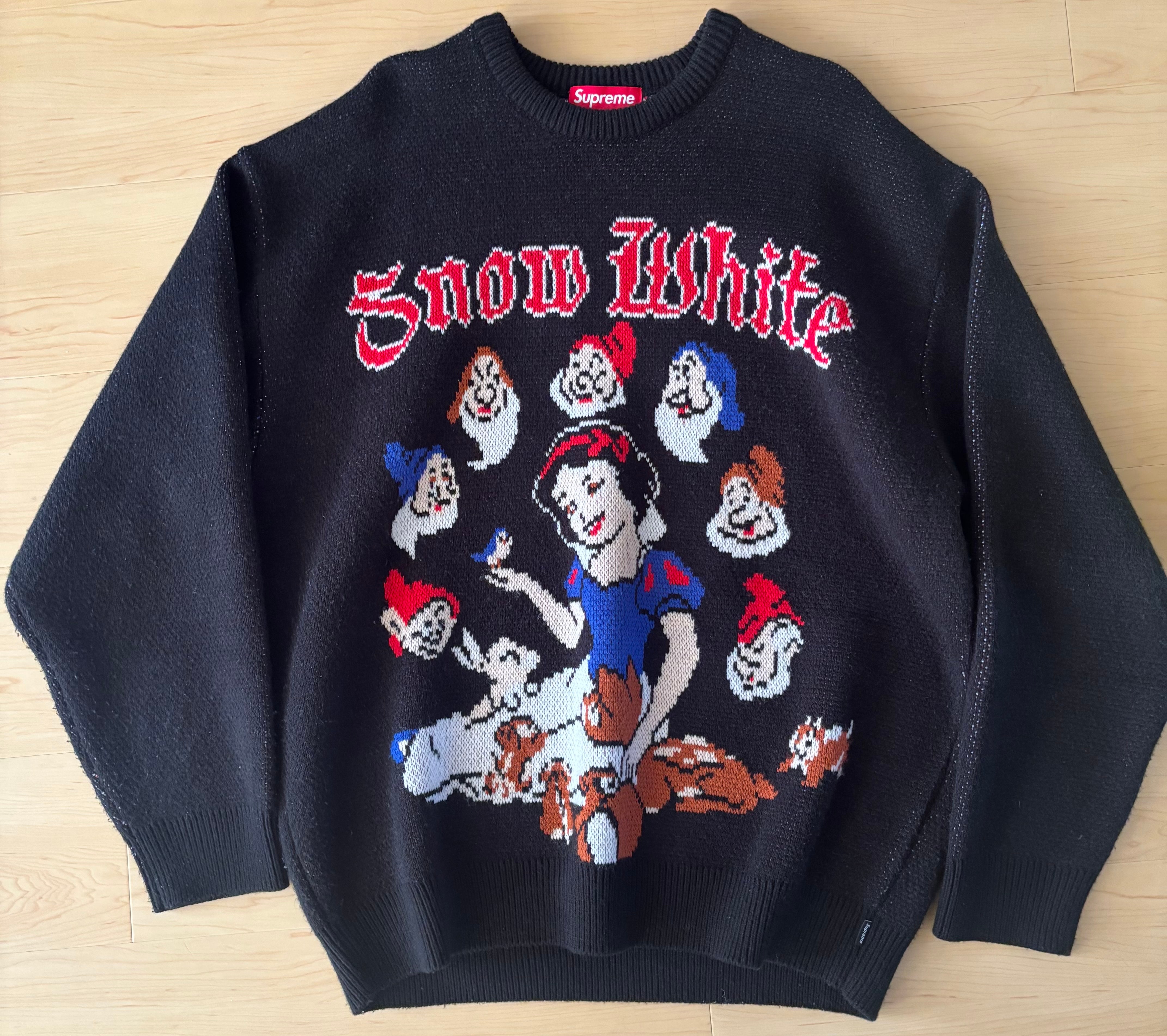Supreme Snow White Sweater "Black"