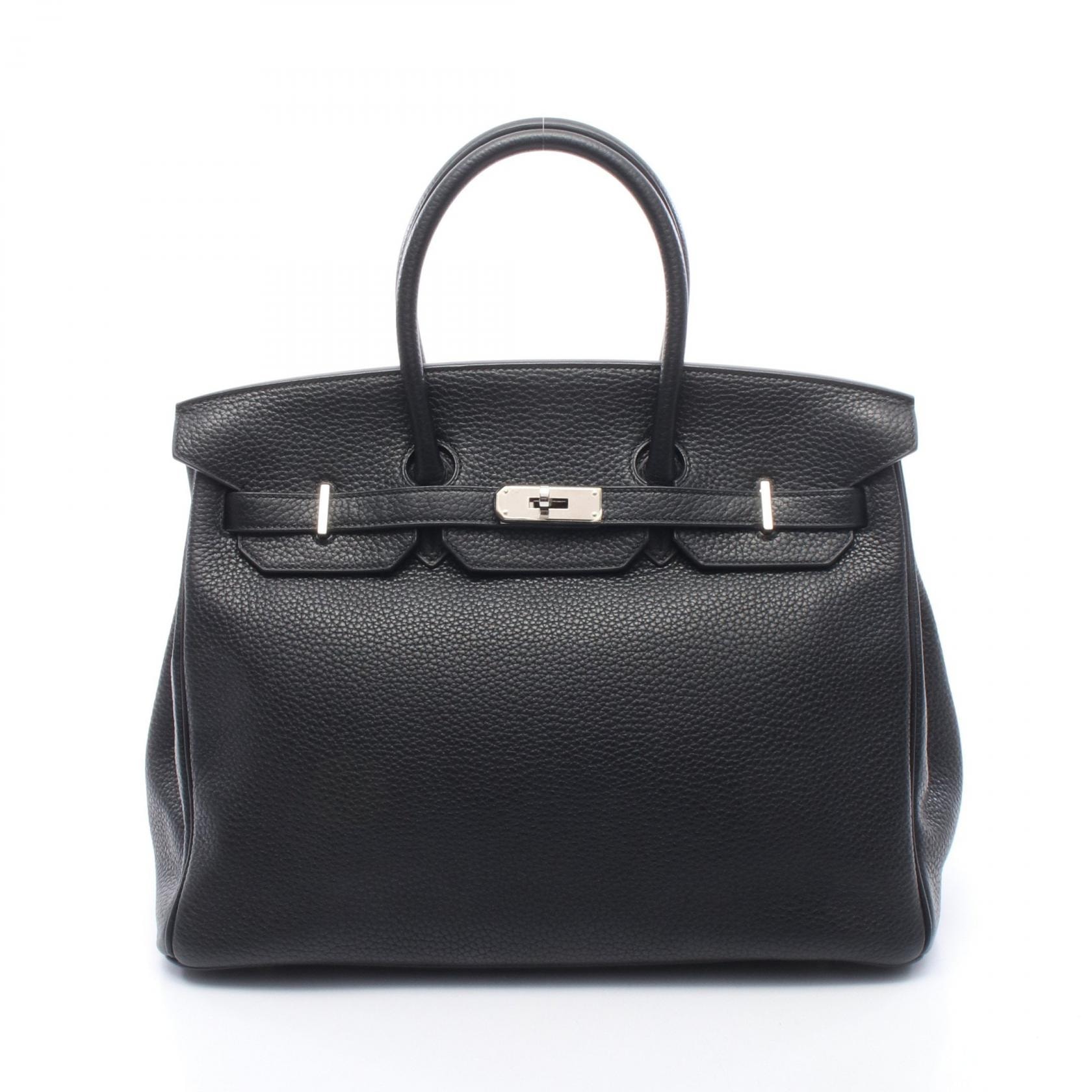 エルメス HERMES バーキン35 ハンドバッグ バッグ レザー トゴ トゴ ブラック(エルメス) T刻印(2015年製造) レディース ブラック系 【中古】