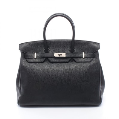 エルメス HERMES バーキン35 ハンドバッグ バッグ レザー トゴ トゴ ブラック(エルメス) T刻印(2015年製造) レディース ブラック系 【中古】