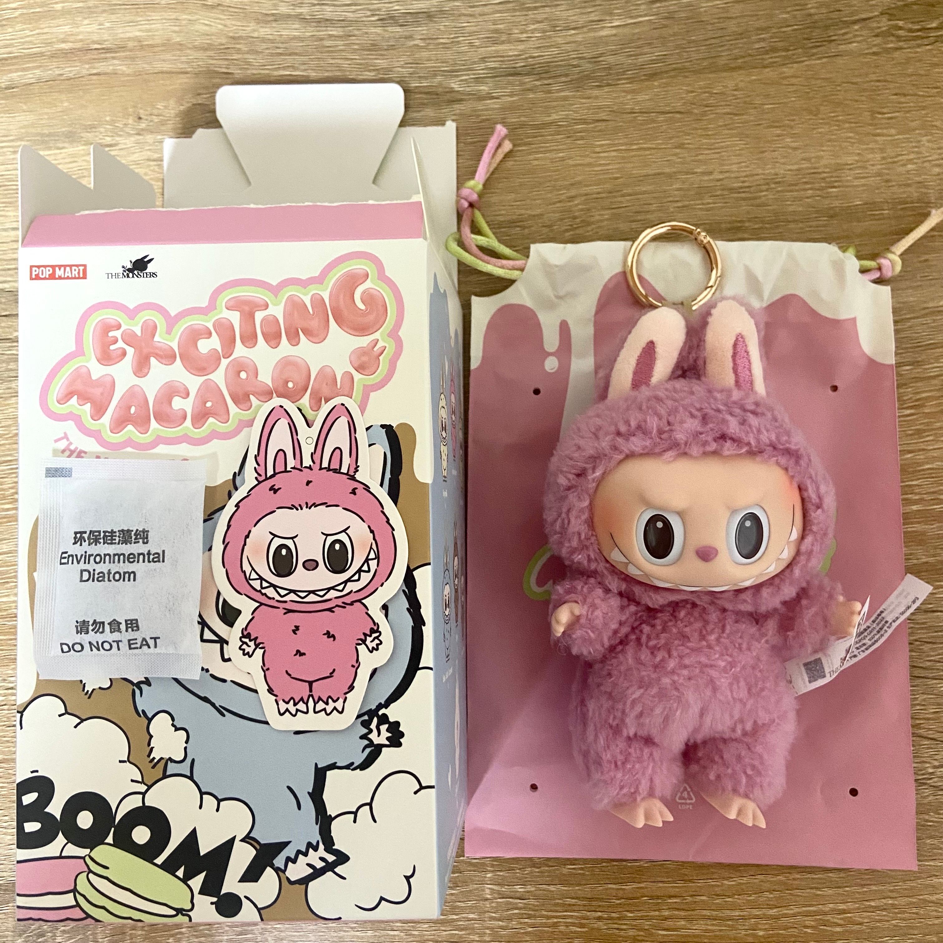 POP MART THE MONSTERS (LABUBU) Exciting Macaron Plush Series LYCHEE BERRY