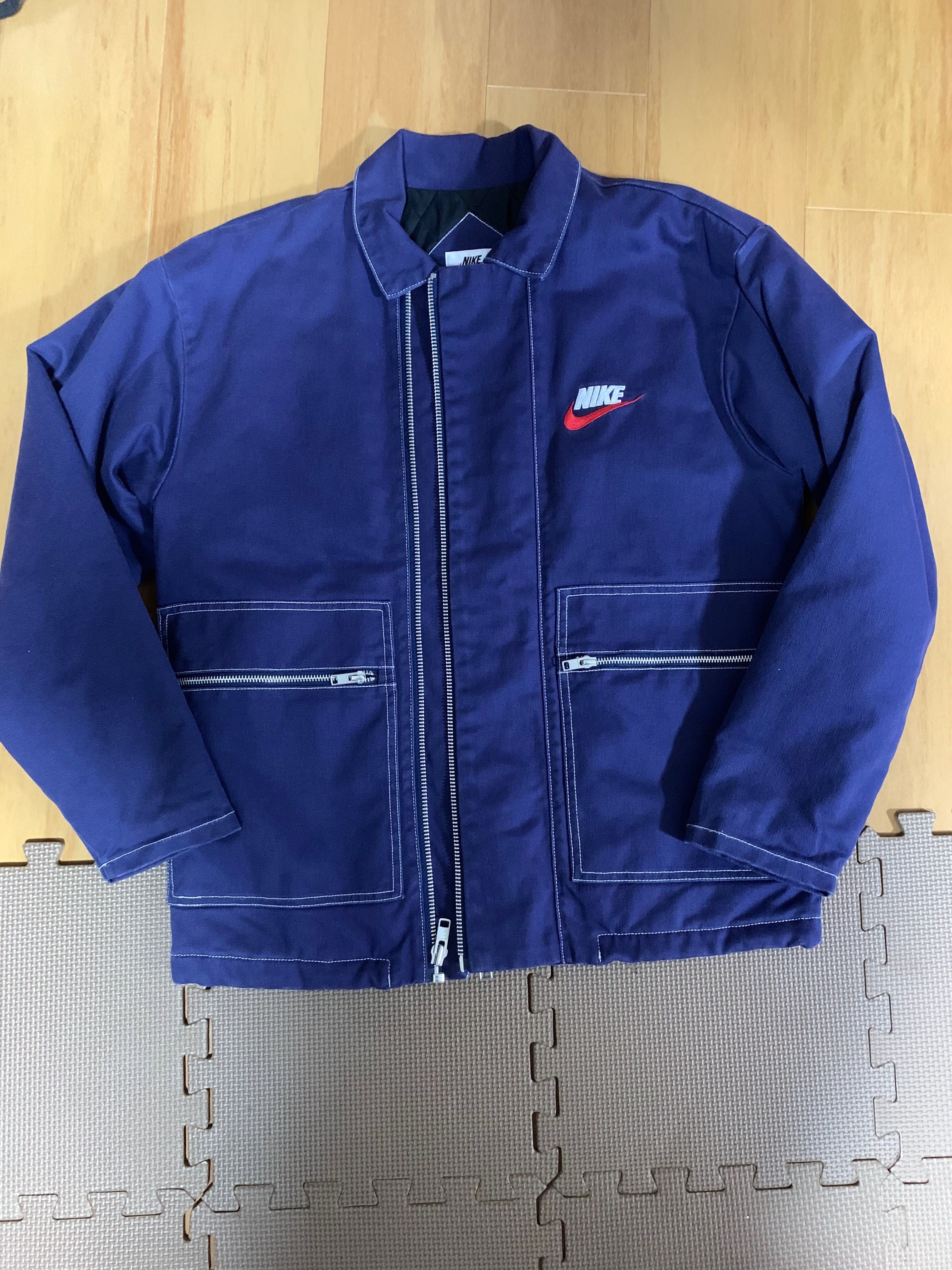 Supreme / NIKE® Double Zip Work Jacket "navy"