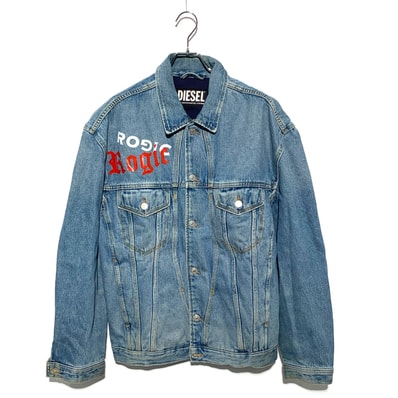 DIESEL GR8 コラボ ROGIC ロゴ コットン デニムジャケット