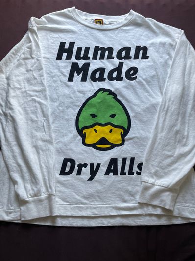 HUMAN MADE L/S T-SHIRT "White"