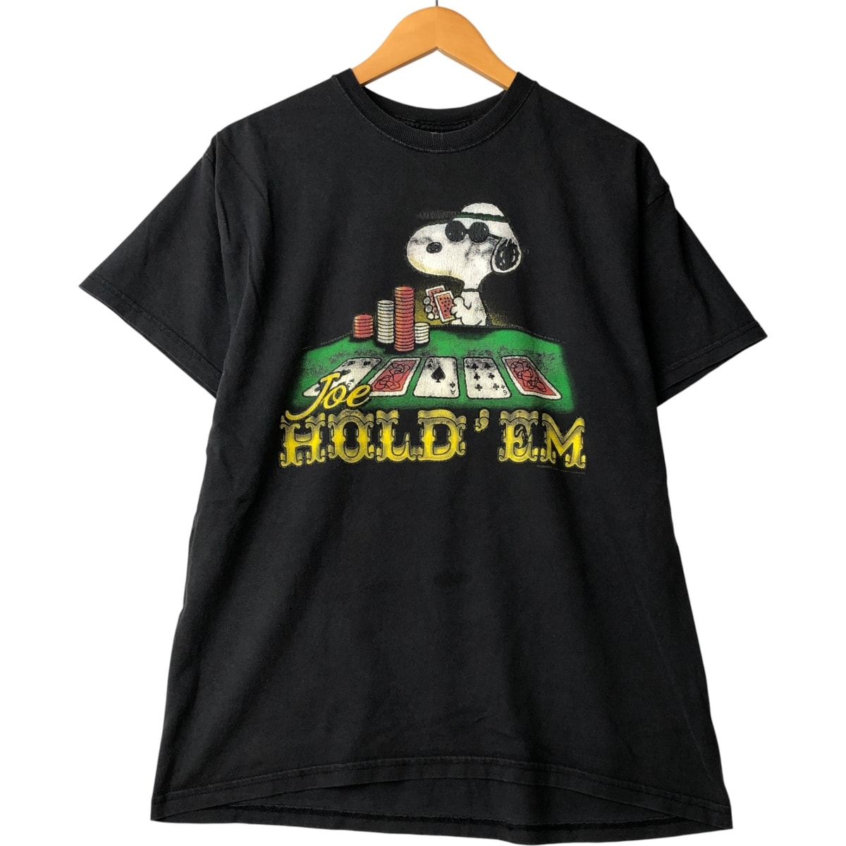 古着 ヘインズ Hanes SNOOPY スヌーピー キャラクタープリントTシャツ メンズL相当/eaa588210