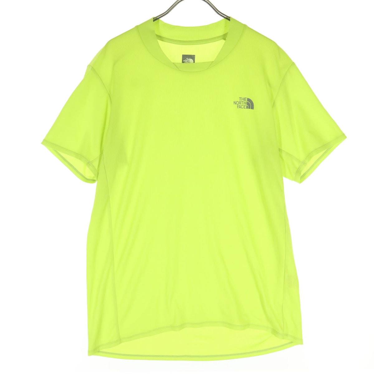 THE NORTH FACE ザノースフェイス ワンポイントロゴ 半袖 ショートスリーブ フラッシュドライ リブ クルー Tシャツ XL NT11286