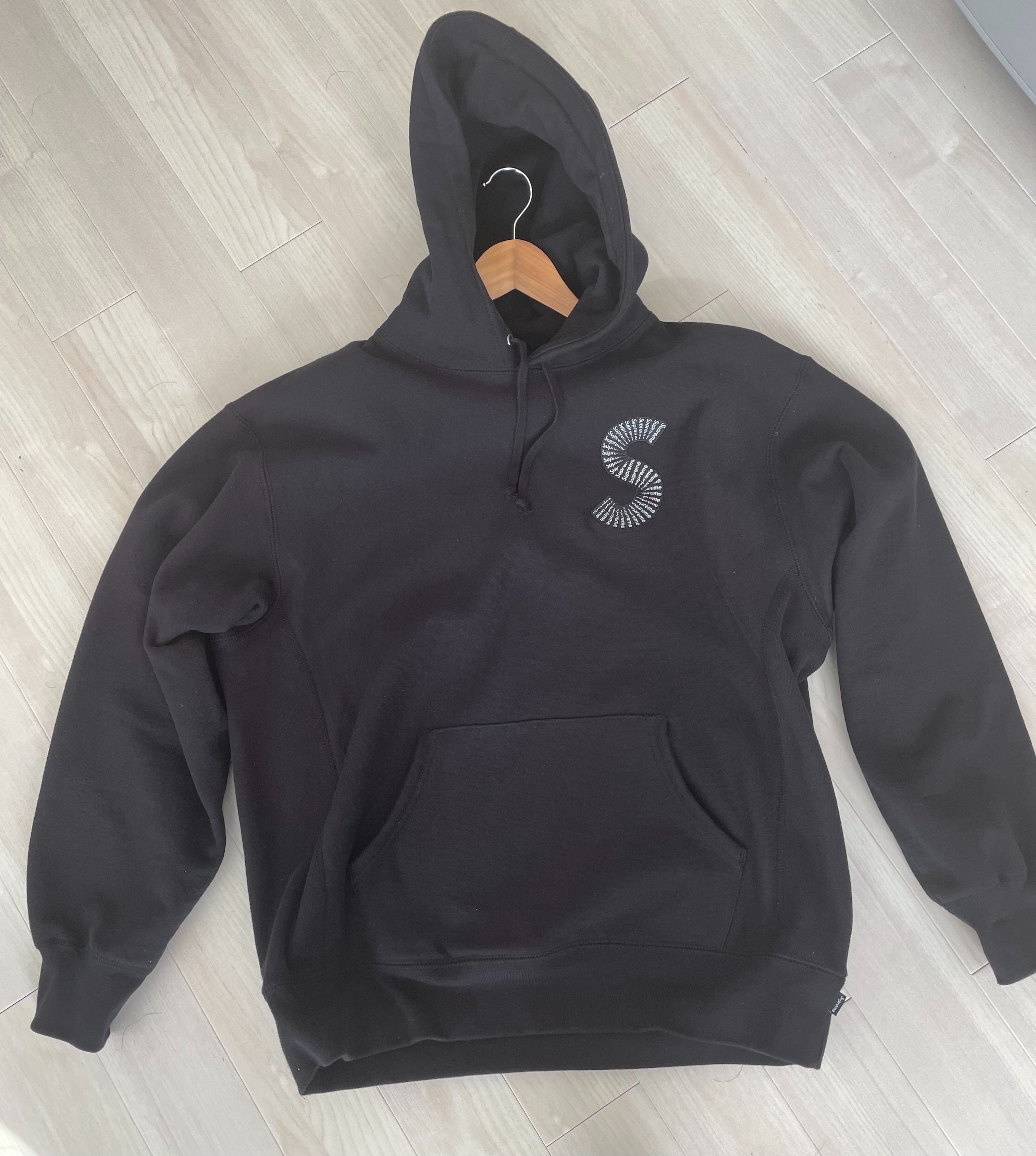 Supreme S Logo Hooded Sweatshirt "Black" (20FW)