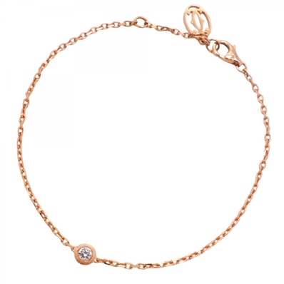 【6jdb0422-03】カルティエ ブレスレット ダムール SM/1PD K18PG ピンクゴールド ダイヤモンド【中古】レディース