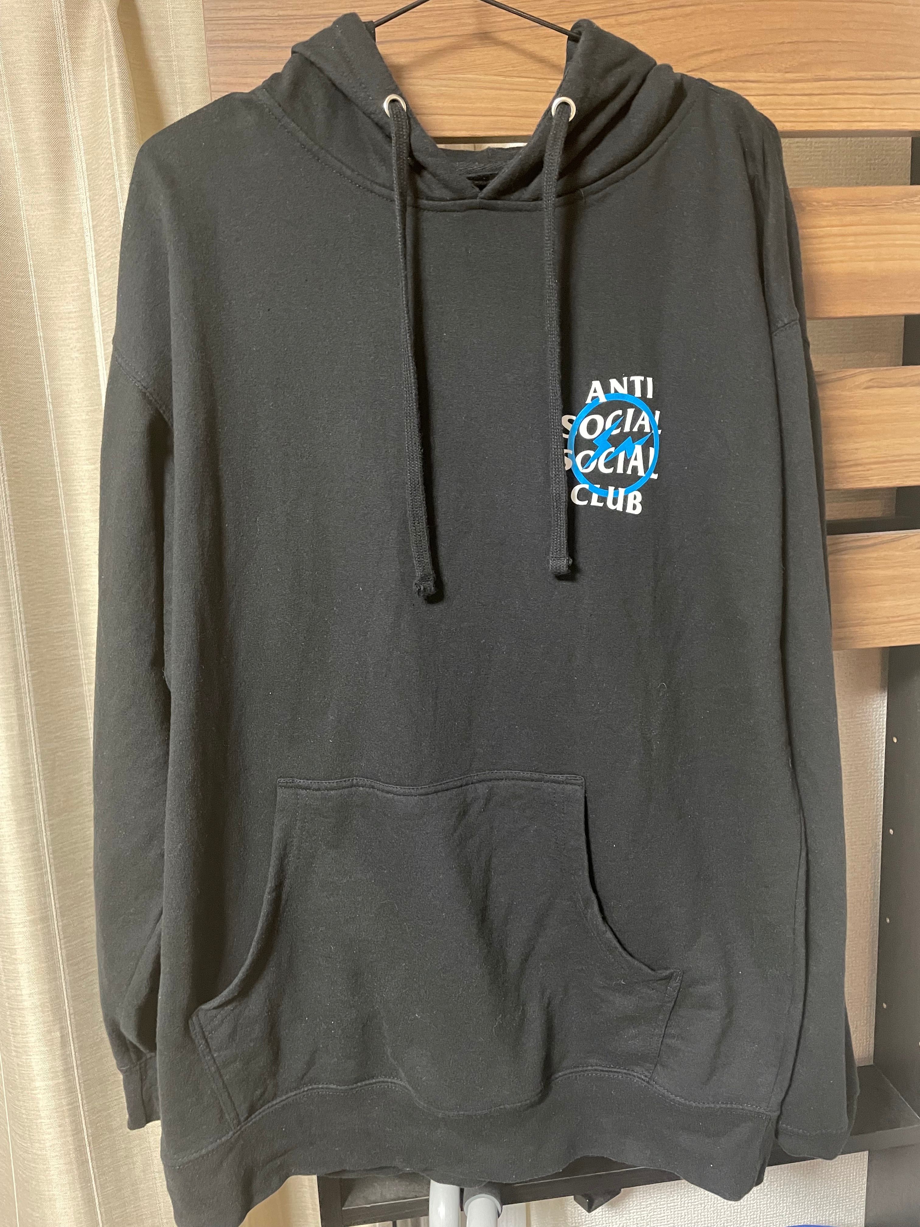 ANTI SOCIAL SOCIAL CLUB x FRAGMENT BOLT HOODIE "Blue"