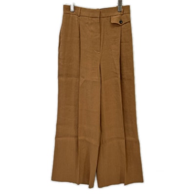 ロロピアーナ FAN4297 ペーパー×シルク ワイドパンツ 40