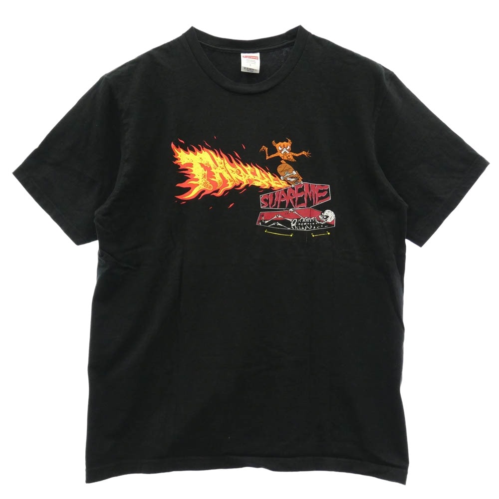 Supreme x Thrasher Back Tail Tee "Black"