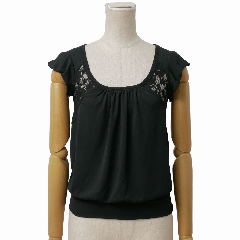 ■未使用品■D&G ディーアンドジー カットソー サイズ24/38 レース ジャージー生地 トップス イタリア製 20260520/RA9495
