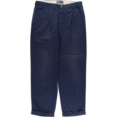 古着 ラルフローレン Ralph Lauren POLO by Ralph Lauren ワンタック チノパンツ メンズw34相当/eaa533148