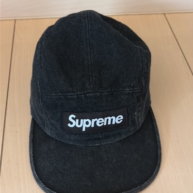 Supreme Denim Camp Cap "Black" (24FW)