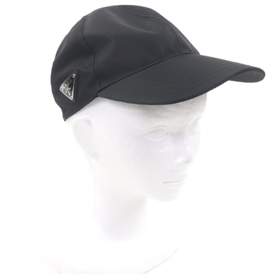美品 プラダ ベースボールキャップ ブラック メンズ M 2HC274