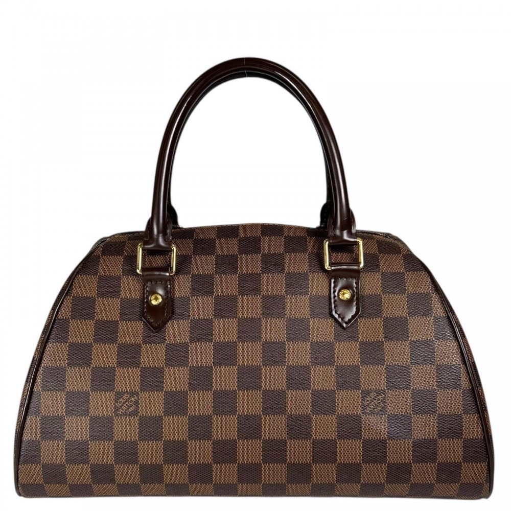 LOUIS VUITTON ルイヴィトン ハンドバッグ リベラMM N41434 ダミエキャンバス ブラウン 茶 ゴールド金具 レディース【中古品】