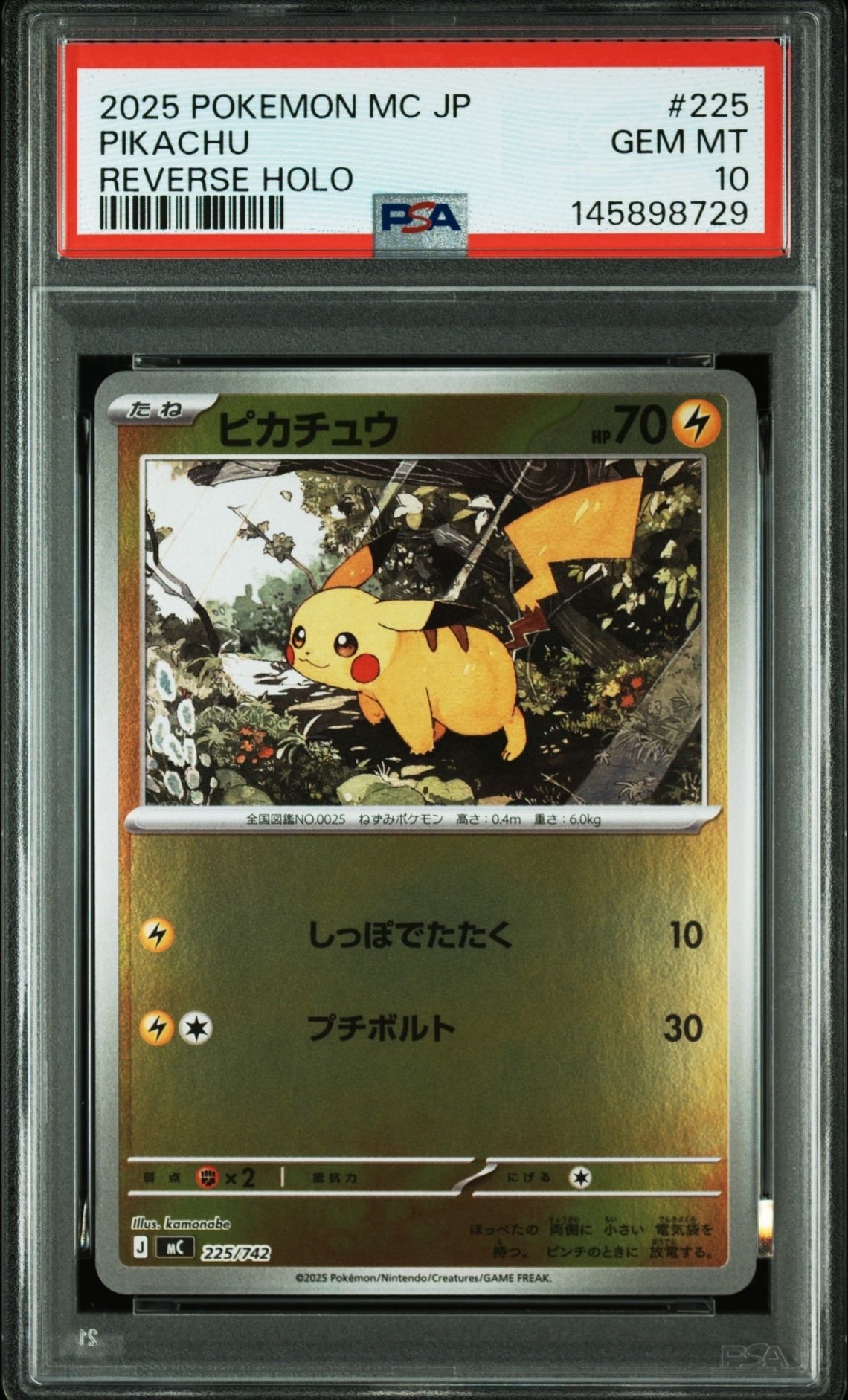 ピカチュウ :ミラー [MC 225/742](スタートデッキ100「バトルコレクション」)