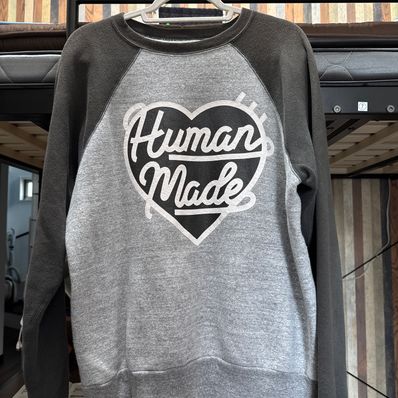 HUMAN MADE HEART SWEATSHIRT "Grey"