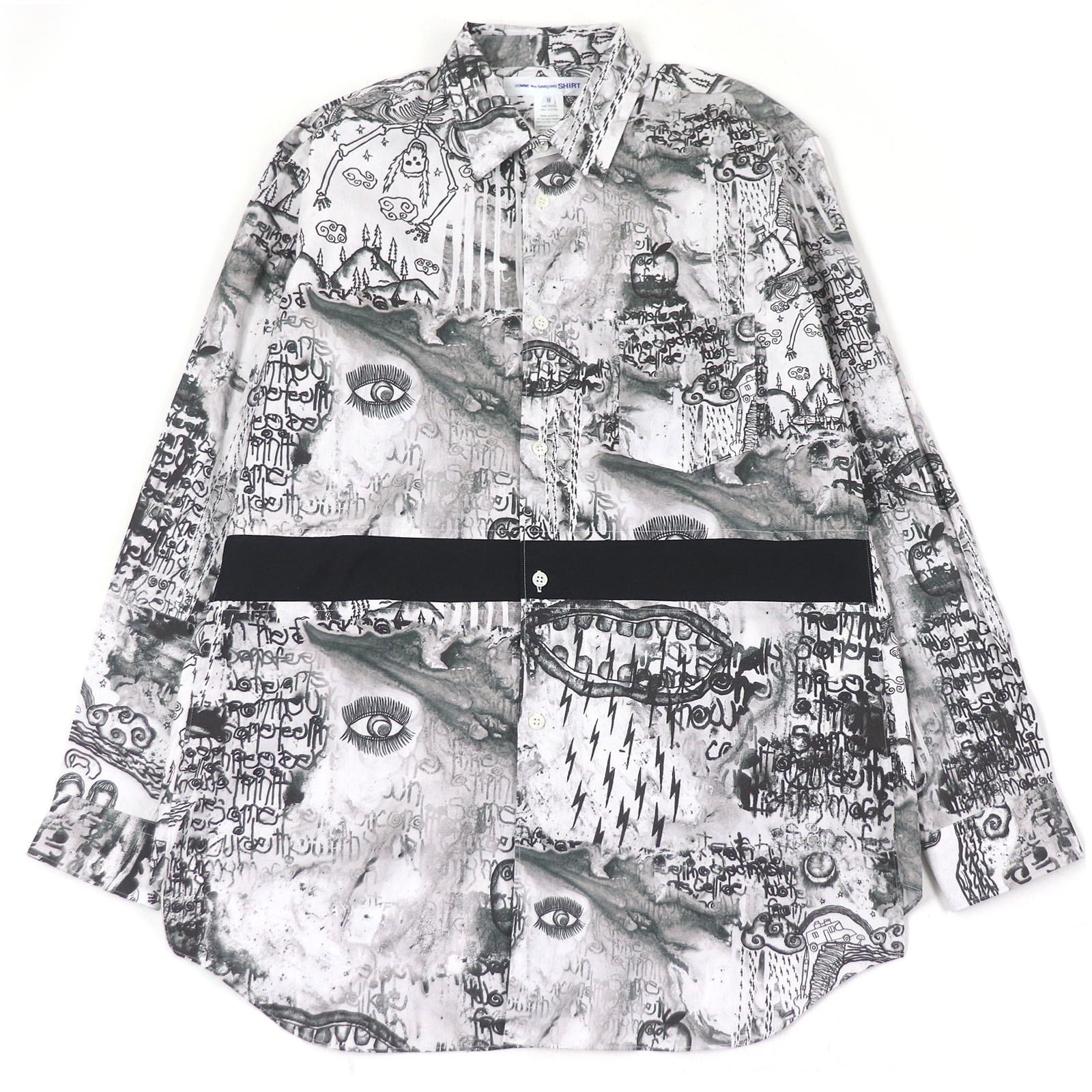 極美品 コムデギャルソンシャツ 長袖シャツ M BRETT WESTFALL