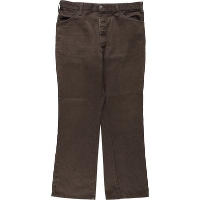 古着 70~80年代 ディッキーズ Dickies チビタグ ワークパンツ フレアパンツ USA製 メンズw35相当 ヴィンテージ/evb035838